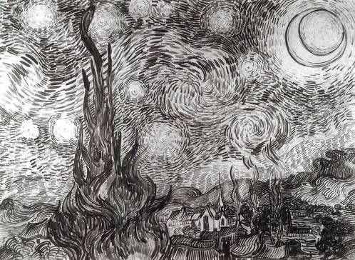 mt_14_gogh vincent van_cypresses in starry night_june20 to july 2 1889